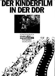 KJK-Sonderdruck DER KINDERFILM IN DER DDR (1985)
